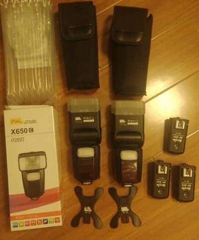 品色 X650C 及 领艺 624引闪 佳能灯 性比高 成色好 价优